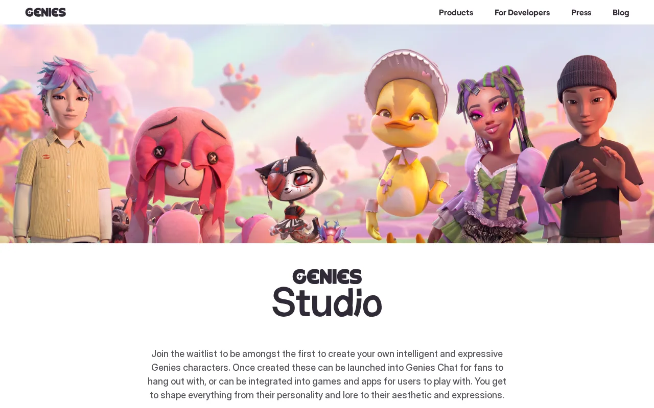Genies Studio — preview