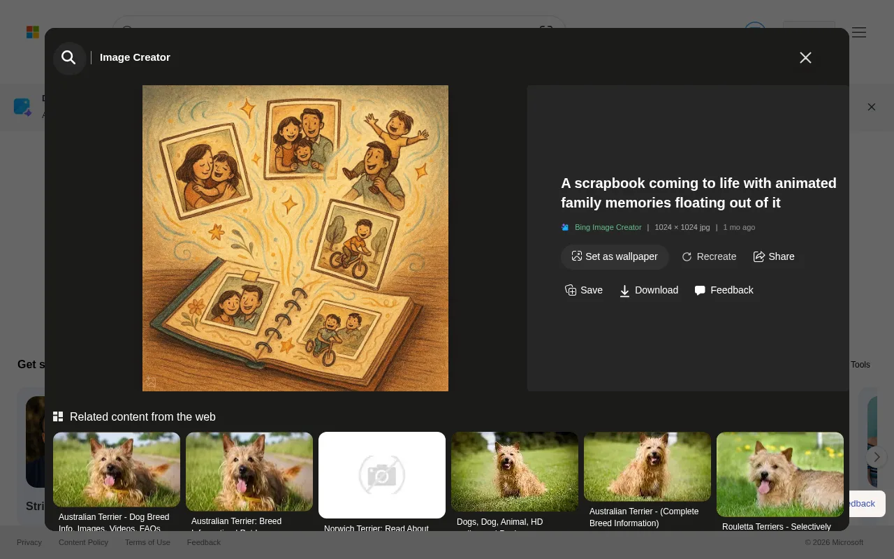 Bing Image Creator — preview