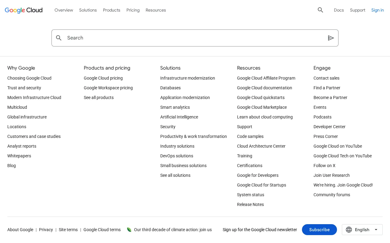 Google Cloud Search — preview