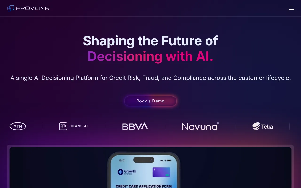 Provenir — preview