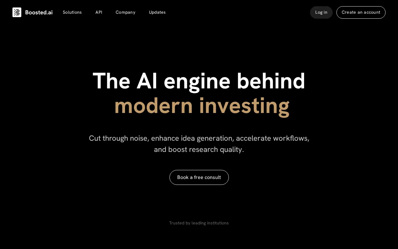 Boosted.ai — preview
