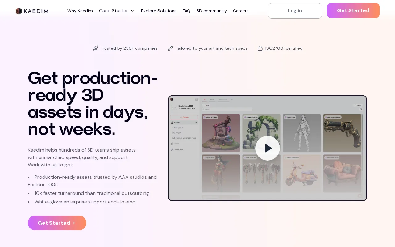 Kaedim 3D — preview