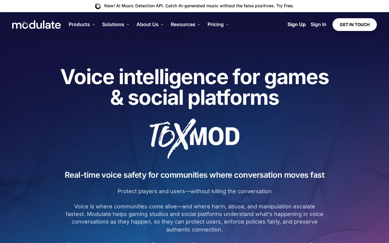 ToxMod — preview