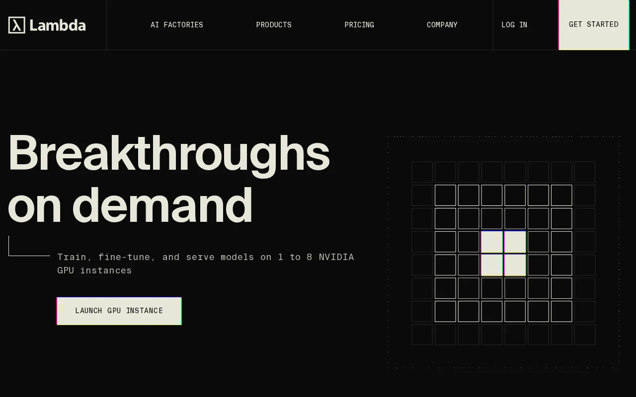 Lambda Cloud — preview