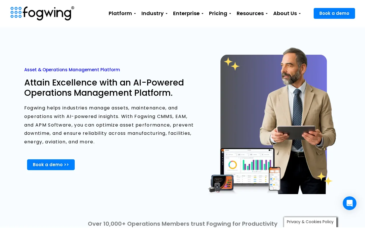 Fogwing Asset Performance Monitoring — preview