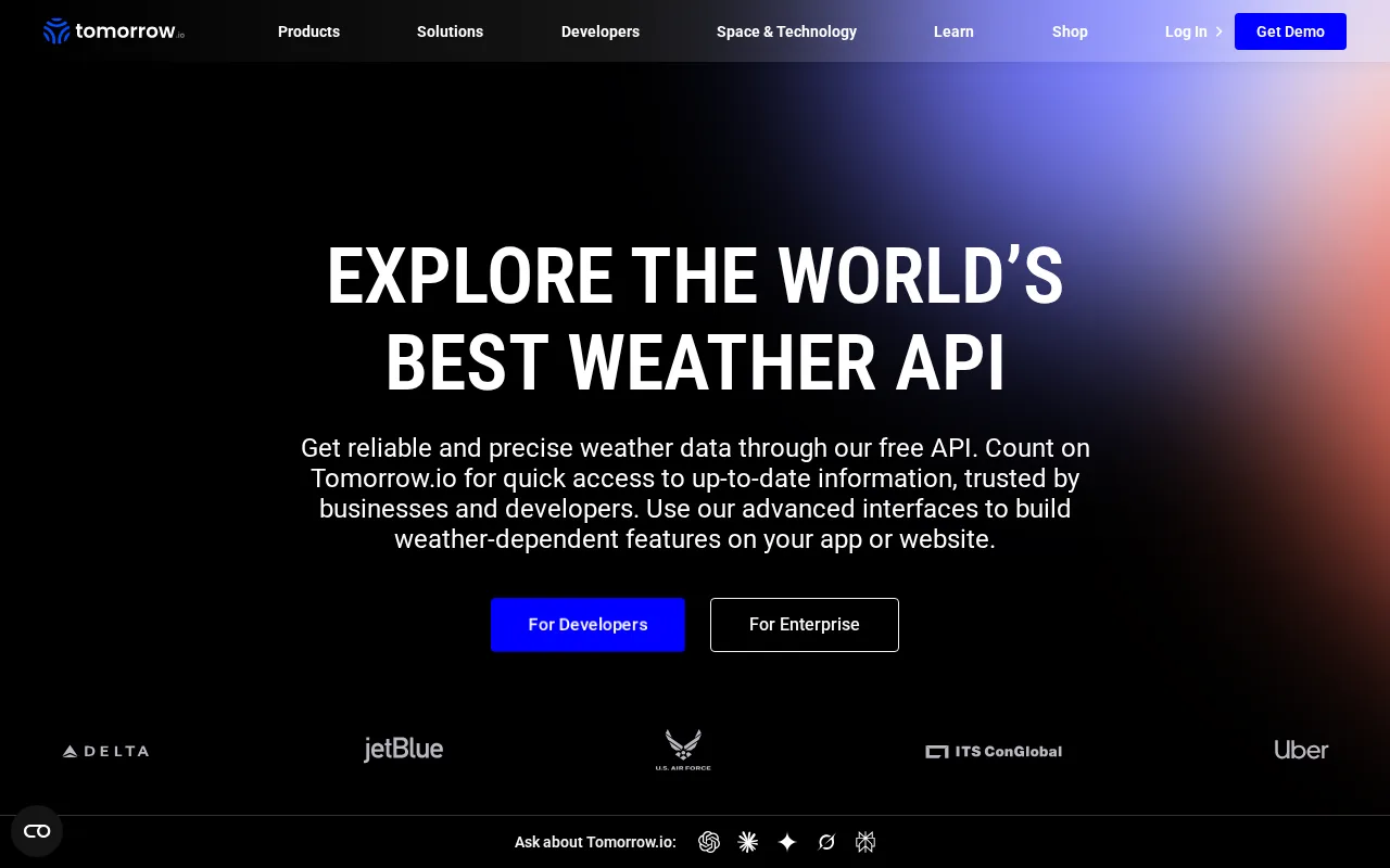 Climacell Weather API — preview