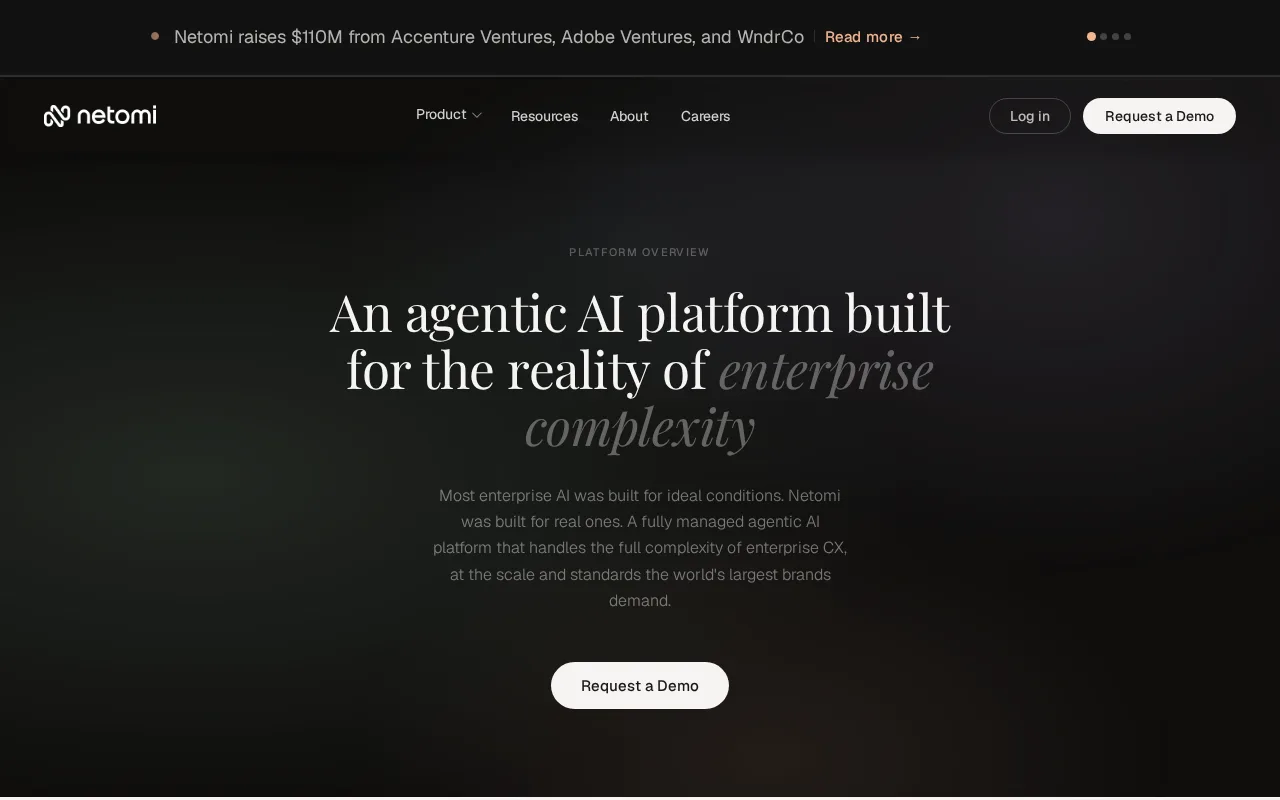 Netomi AI Customer Service Platform — preview