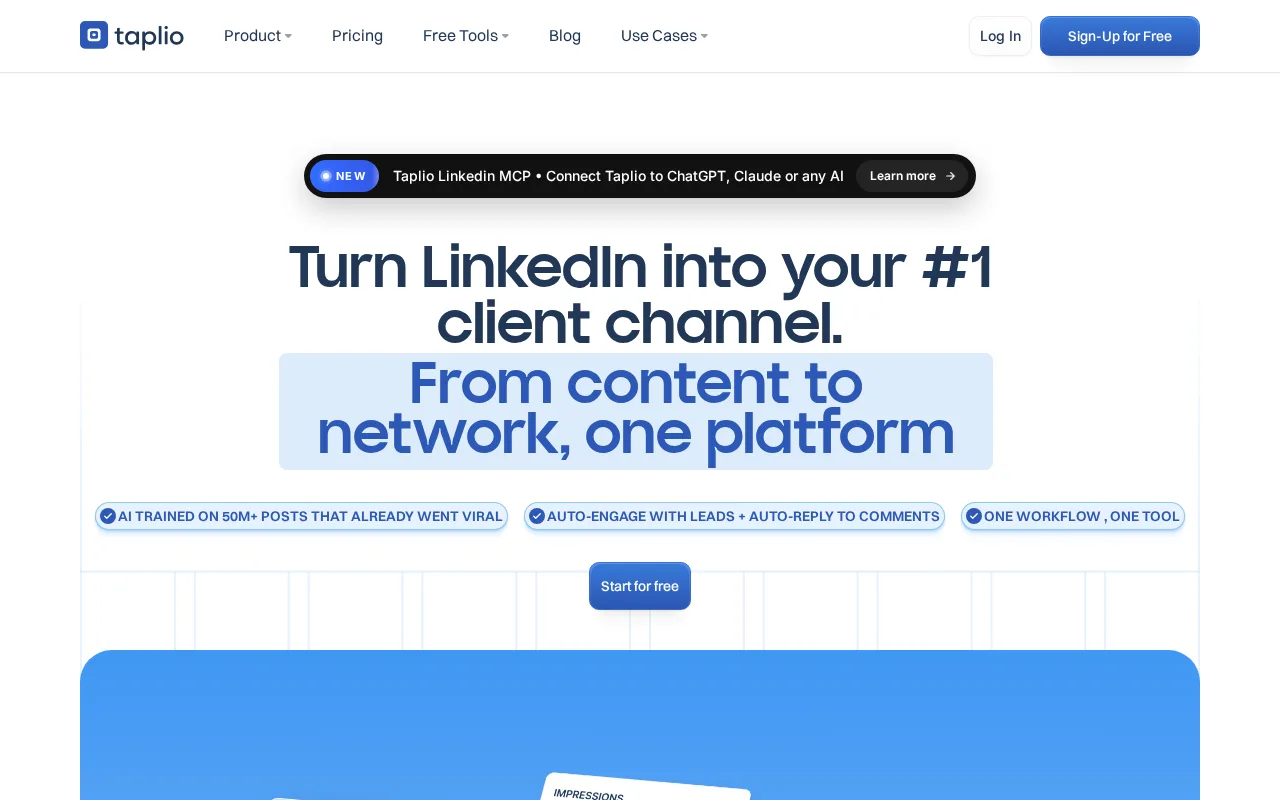 Taplio — preview
