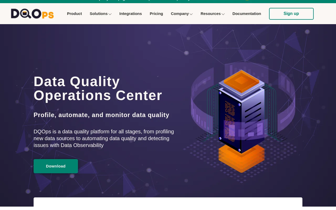 DQOps — preview