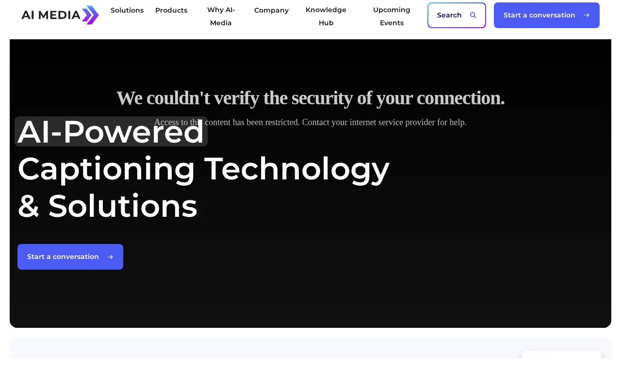 Verbit Live Captioning — preview