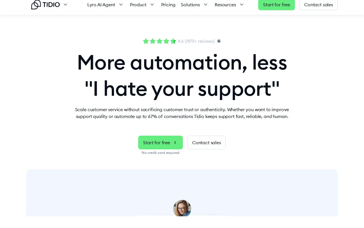 Tidio — preview