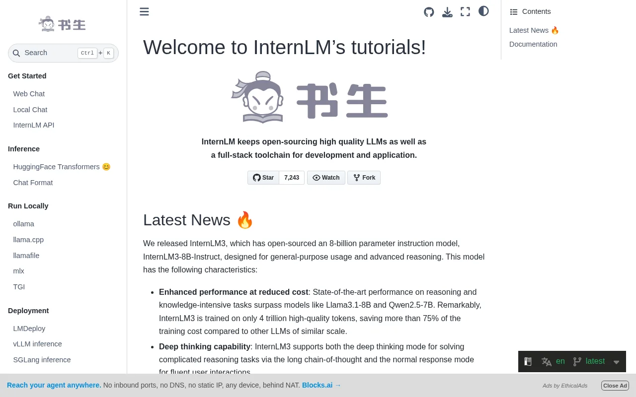 InternLM — preview