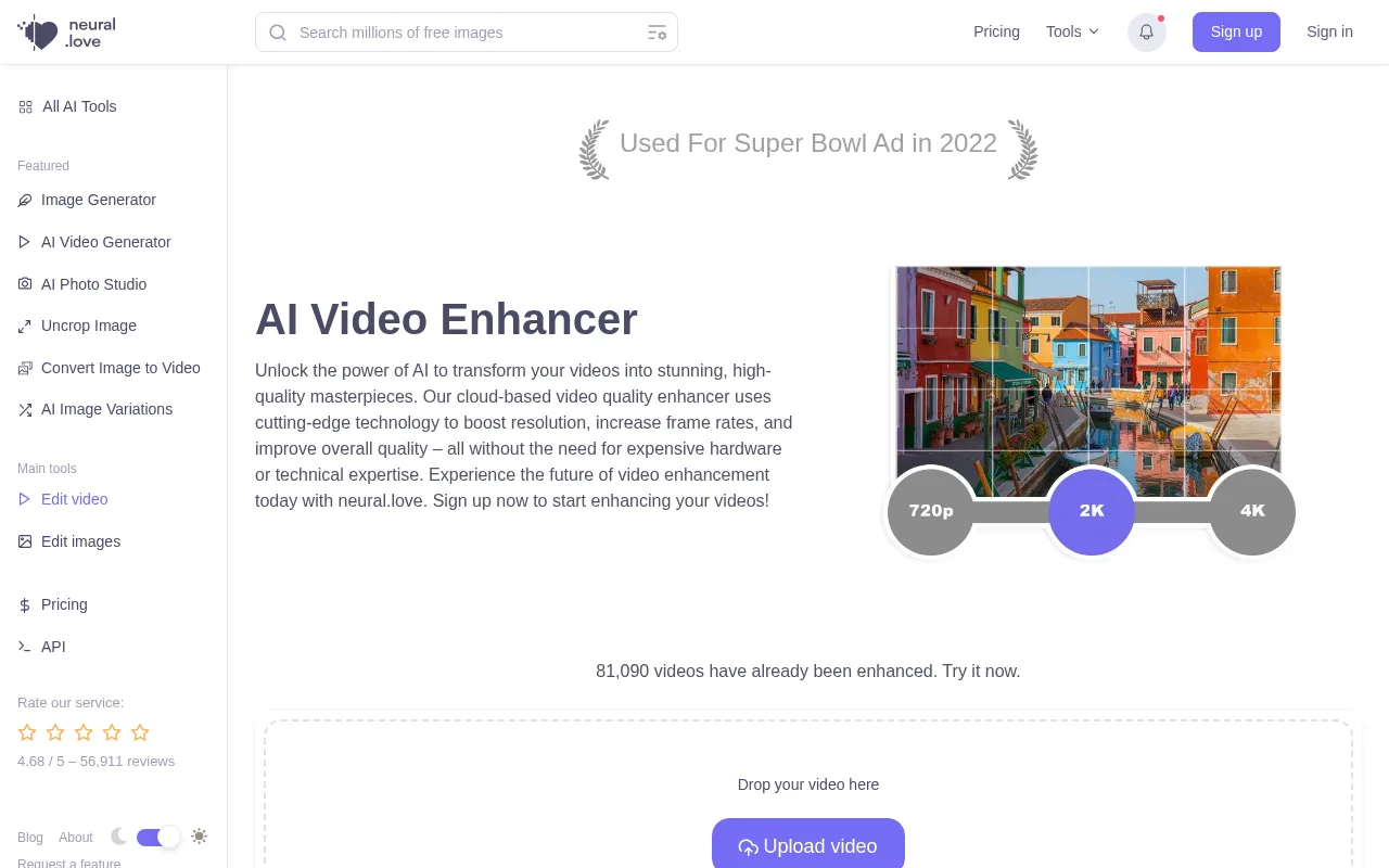 Neural.love Video Generator — preview