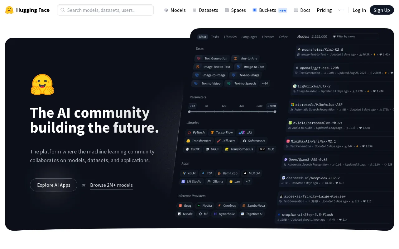 Hugging Face Hub — preview