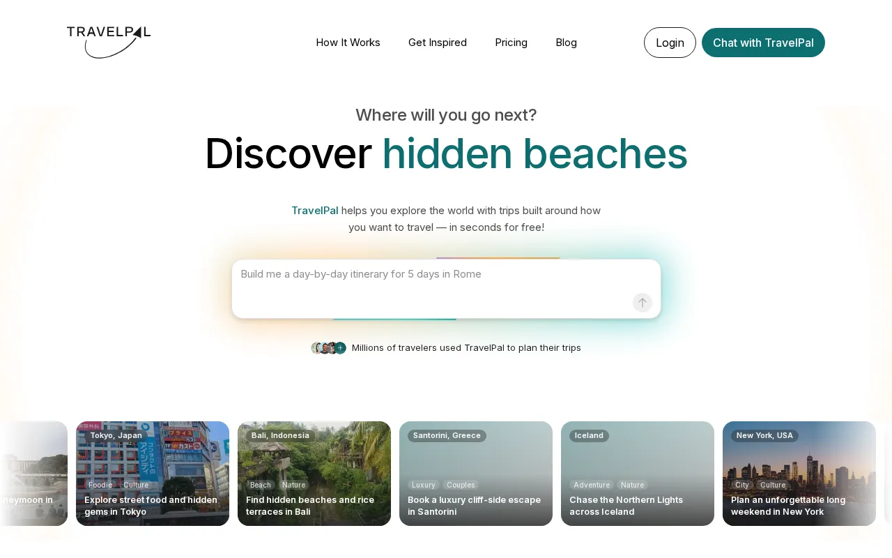 TravelPal AI — preview