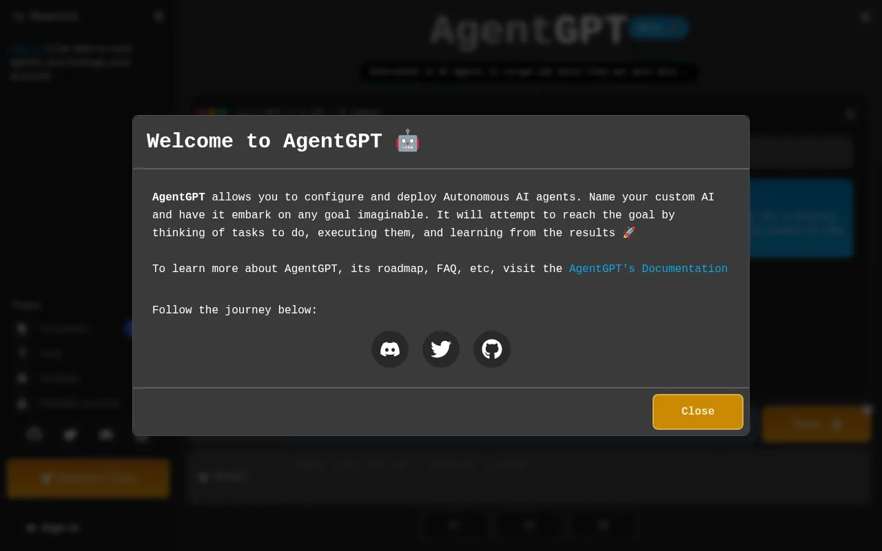 AgentGPT — preview
