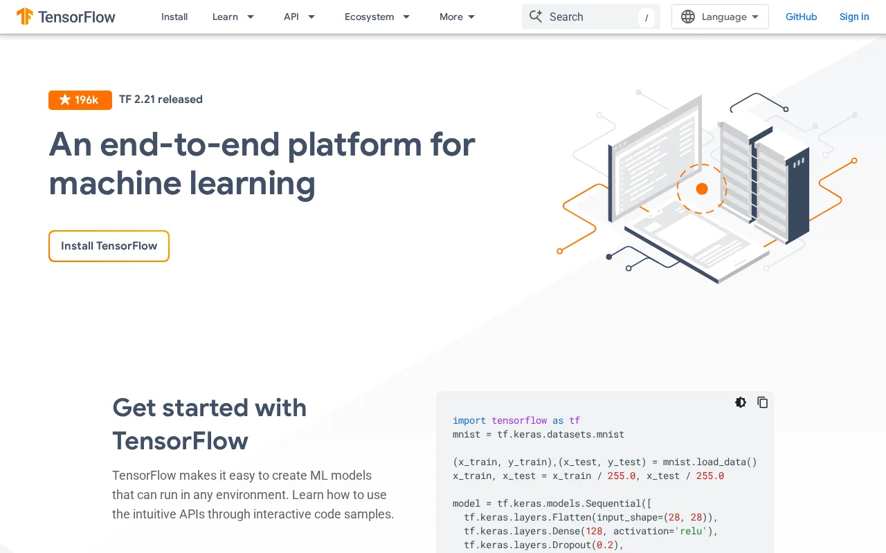 TensorFlow — preview