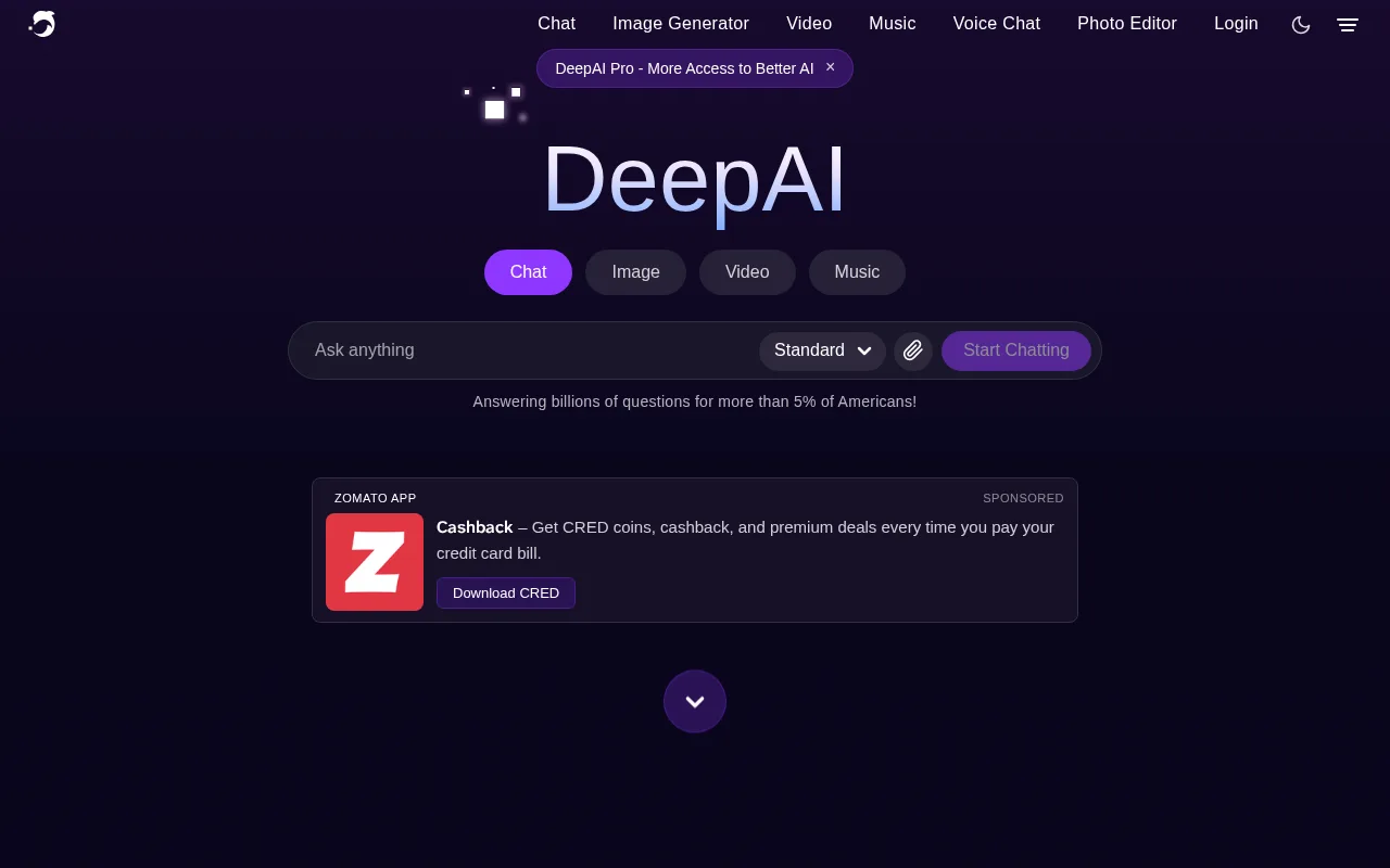 DeepAI — preview