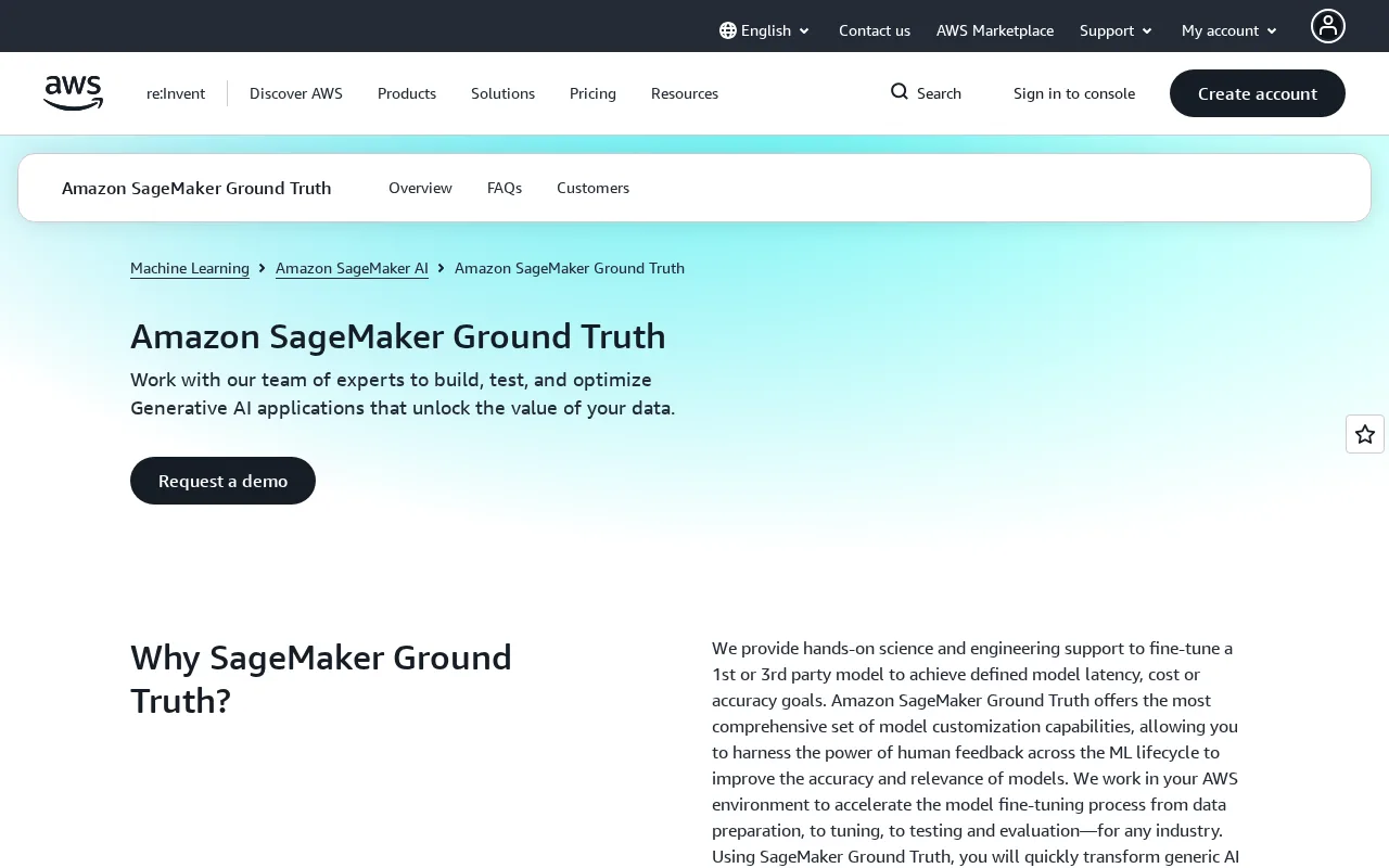 Amazon SageMaker Ground Truth — preview