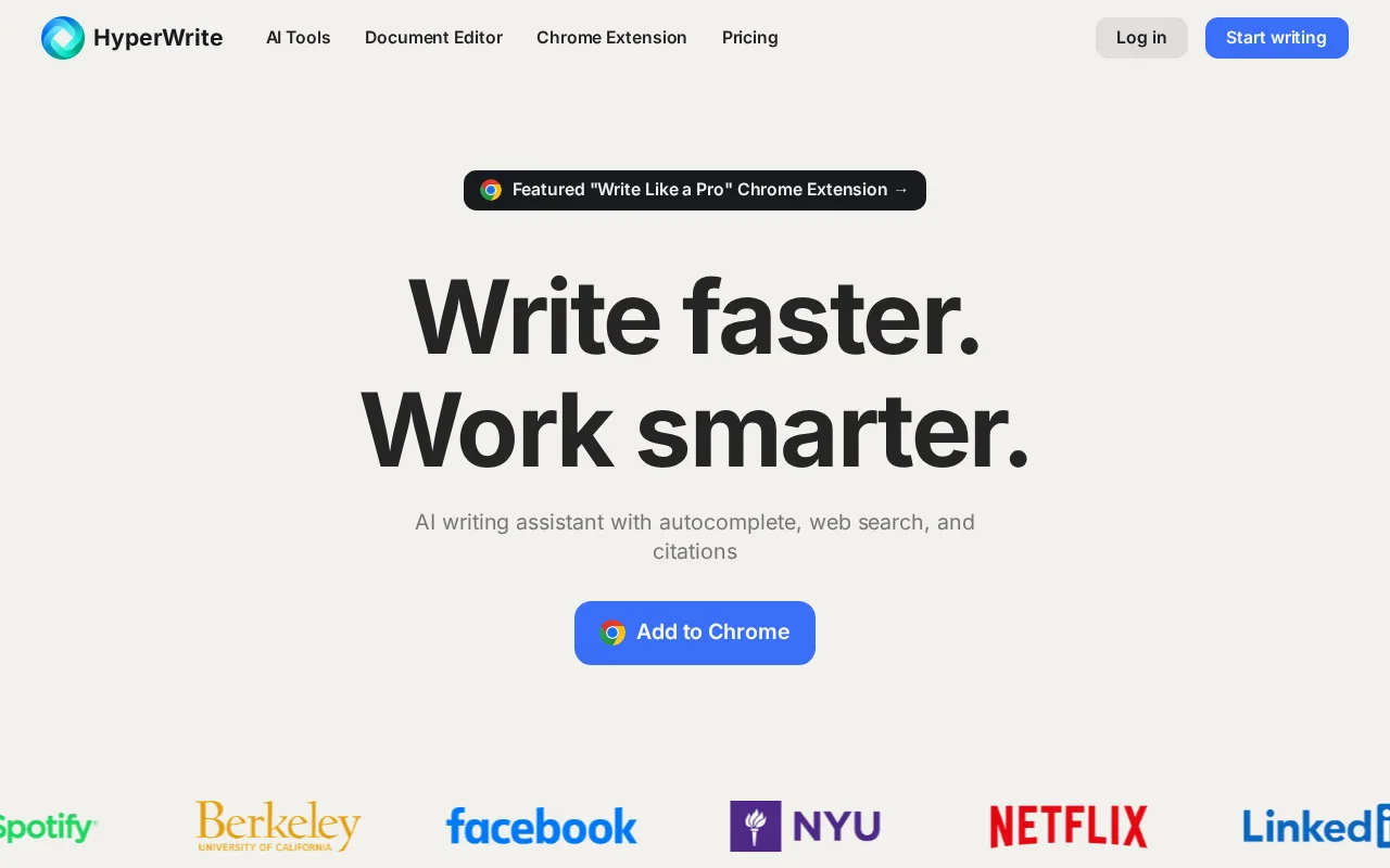 HyperWrite — preview