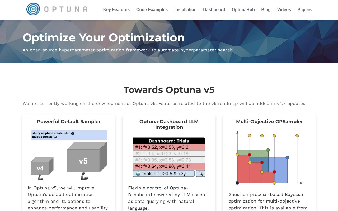 Optuna — preview