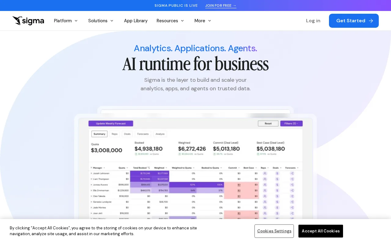 Sigma Computing — preview